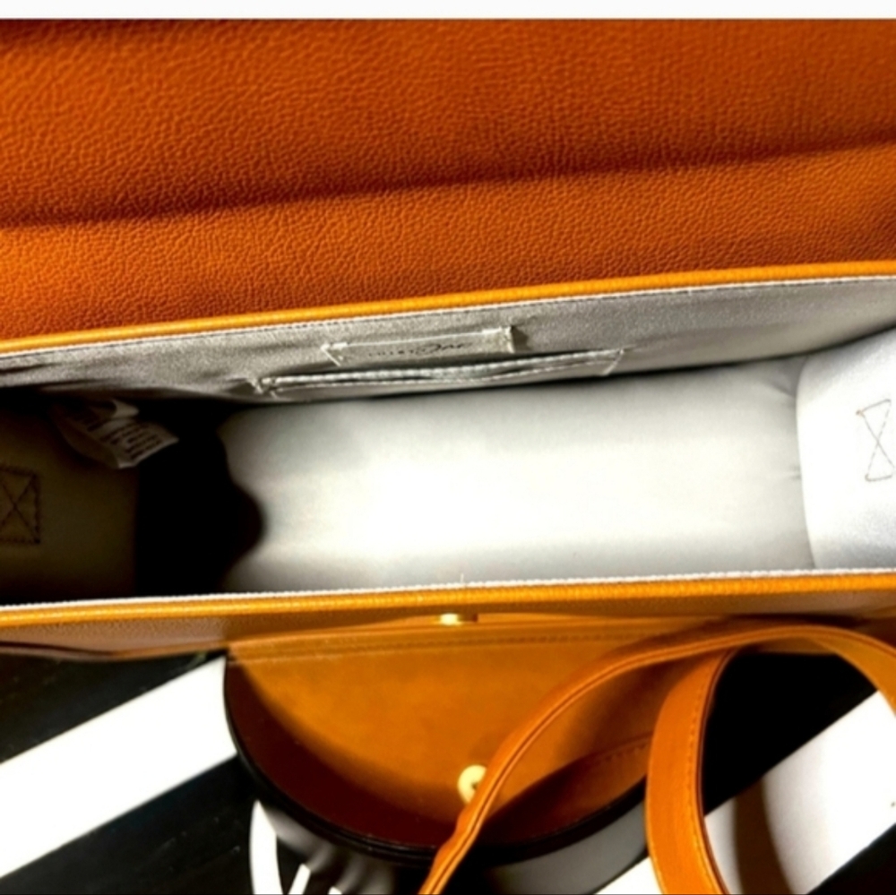 Thirty One Top Handle Faux Leather Crossbody Bag - Picture 5 of 8